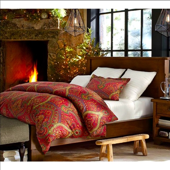 Pottery Barn Bedding Pottery Barn Fullqueen Duvet And 2 European Shams Made In Israel 0